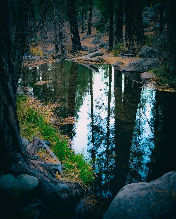 River Reflection - Fall on the Upper Santa Clara River in ...